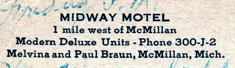 Northern Retreat (McMillan Motel) - Vintage Postcard
